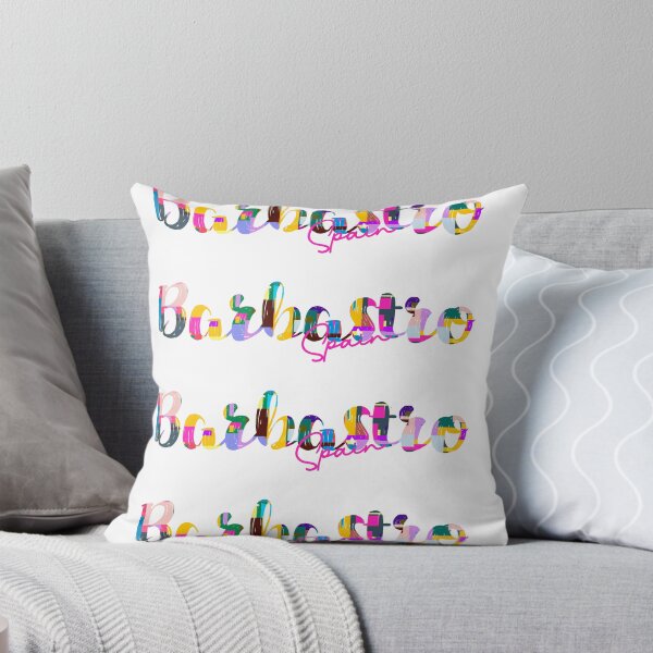 Item preview, Barbastro, Spain, Vibrant Abstract City Typography Art designed and sold by Wanderful-roads.