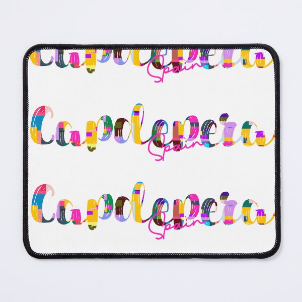 Item preview, Capdepera, Spain, Vibrant Abstract City Typography Art designed and sold by Wanderful-roads.