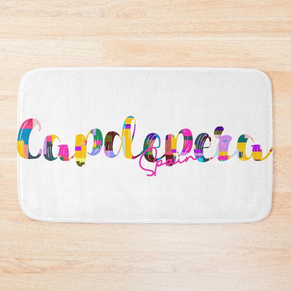 Item preview, Capdepera, Spain, Vibrant Abstract City Typography Art designed and sold by Wanderful-roads.