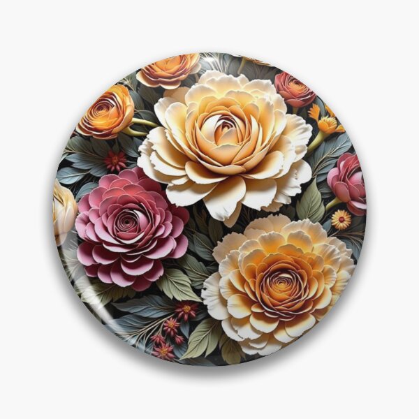 Item preview, Beautiful Detailed Flowers  designed and sold by Beyond The Canvas.