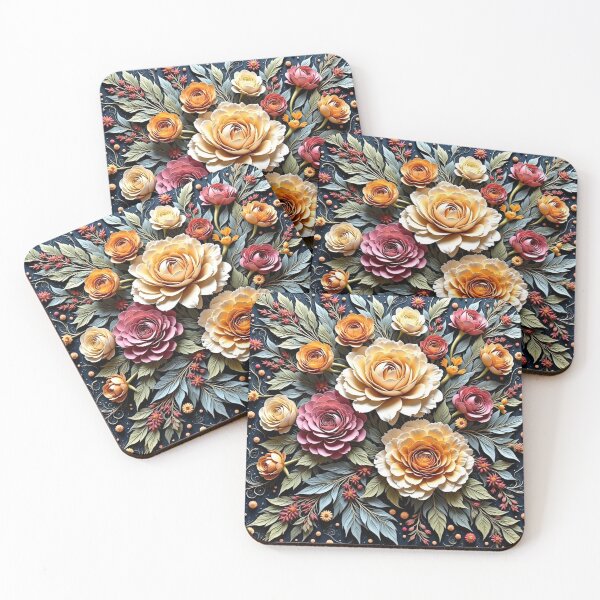 Item preview, Beautiful Detailed Flowers  designed and sold by Beyond The Canvas.