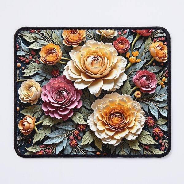 Item preview, Beautiful Detailed Flowers designed and sold by Beyond The Canvas.