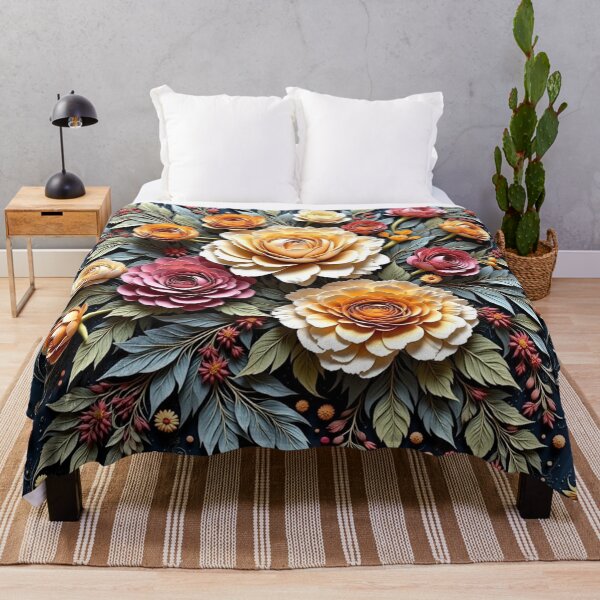 Item preview, Beautiful Detailed Flowers designed and sold by Beyond The Canvas.