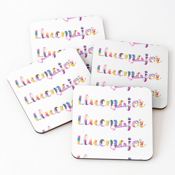 Item preview, Llucmajor, Spain, Vibrant Abstract City Typography Art designed and sold by Wanderful-roads.