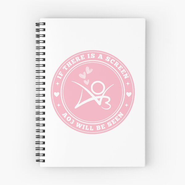Item preview, if there is a screen AO3 will be seen pastel pink circle logo designed and sold by gibbianne.