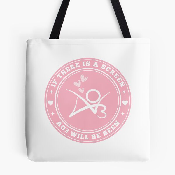Item preview, if there is a screen AO3 will be seen pastel pink circle logo designed and sold by gibbianne.