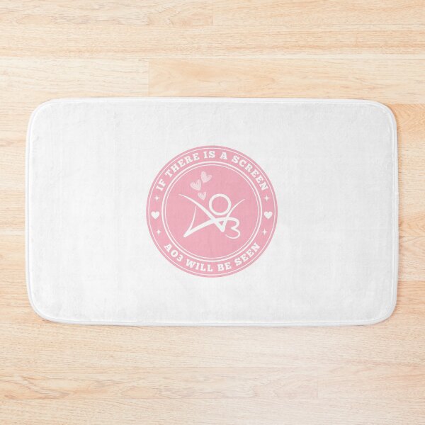 Item preview, if there is a screen AO3 will be seen pastel pink circle logo designed and sold by gibbianne.