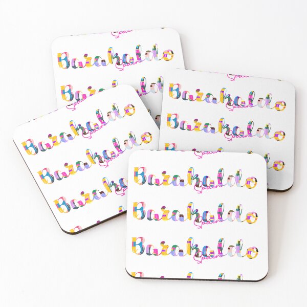 Item preview, Barakaldo, Spain, Vibrant Abstract City Typography Art designed and sold by Wanderful-roads.