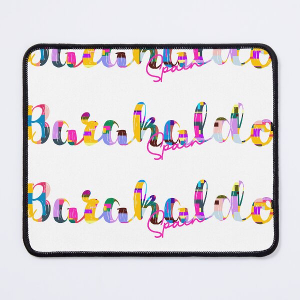 Item preview, Barakaldo, Spain, Vibrant Abstract City Typography Art designed and sold by Wanderful-roads.