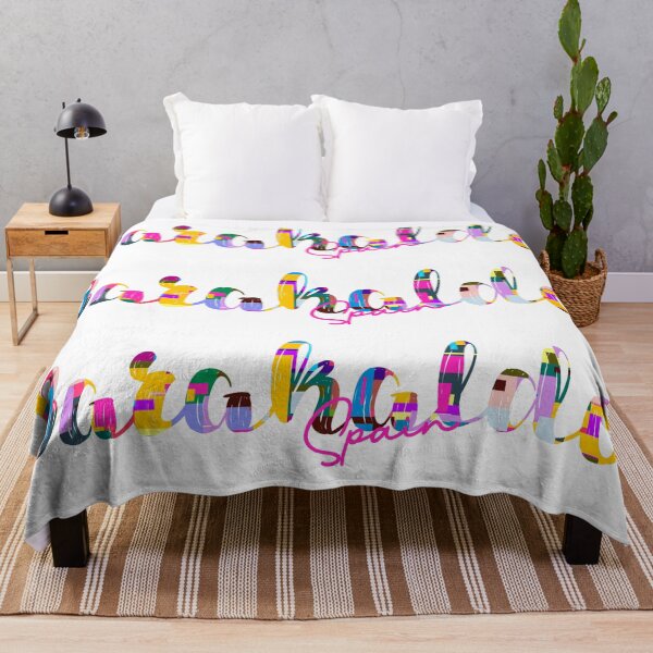 Item preview, Barakaldo, Spain, Vibrant Abstract City Typography Art designed and sold by Wanderful-roads.