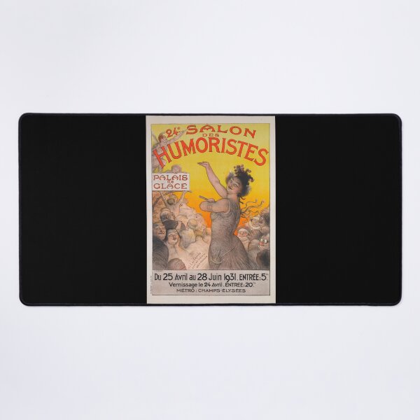 Item preview, Vintage 1931 Paris Poster | 24e Salon des Humoristes | Palais de Glace Exhibition | Humorous & Satirical Art Design designed and sold by artofuniverse.