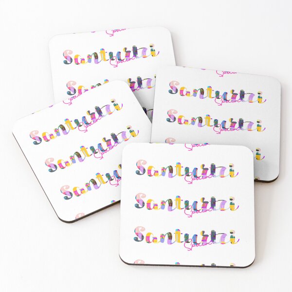 Item preview, Santurtzi, Spain, Vibrant Abstract City Typography Art designed and sold by Wanderful-roads.