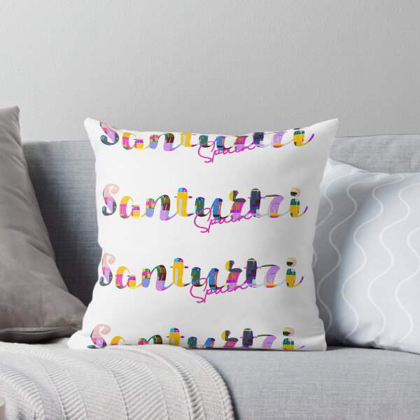 Item preview, Santurtzi, Spain, Vibrant Abstract City Typography Art designed and sold by Wanderful-roads.