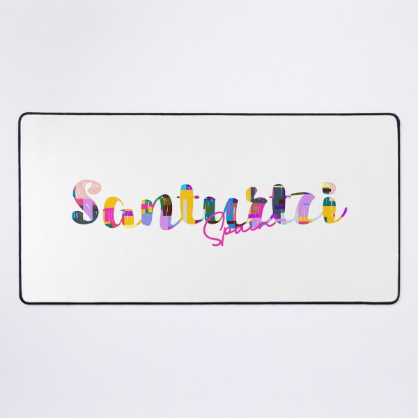 Item preview, Santurtzi, Spain, Vibrant Abstract City Typography Art designed and sold by Wanderful-roads.