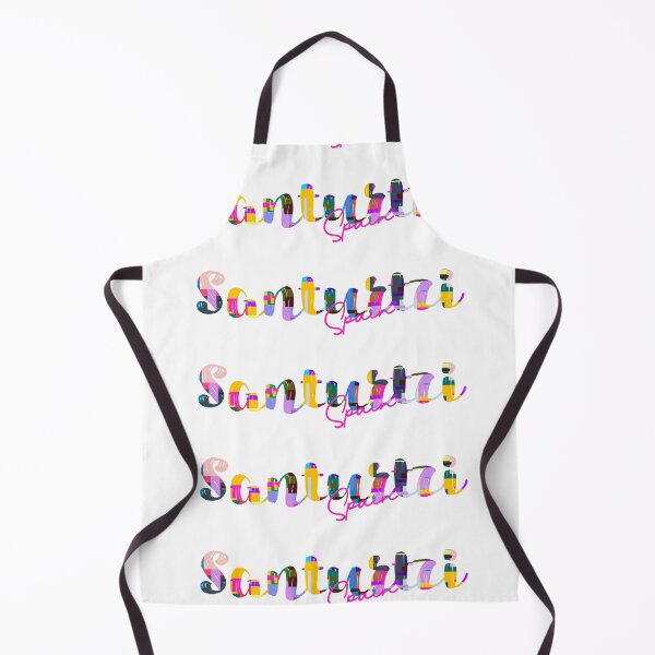 Item preview, Santurtzi, Spain, Vibrant Abstract City Typography Art designed and sold by Wanderful-roads.