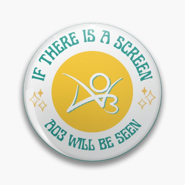Item preview, (TEAL Ver) If there is a screen AO3 will be seen  designed and sold by gibbianne.