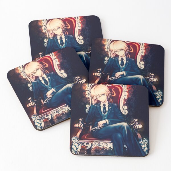 Item preview, Byakuya Togami Danganronpa Confident Leader Royal Throne Glow Anime Style designed and sold by thedarvills.
