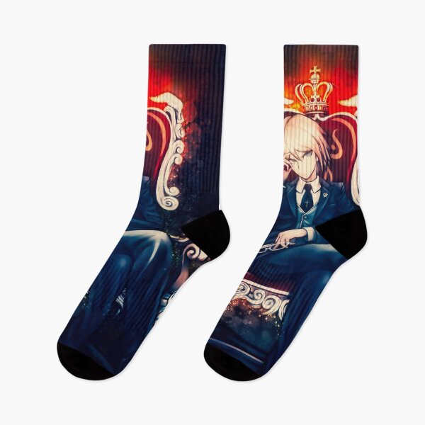 Item preview, Byakuya Togami Danganronpa Confident Leader Royal Throne Glow Anime Style designed and sold by thedarvills.