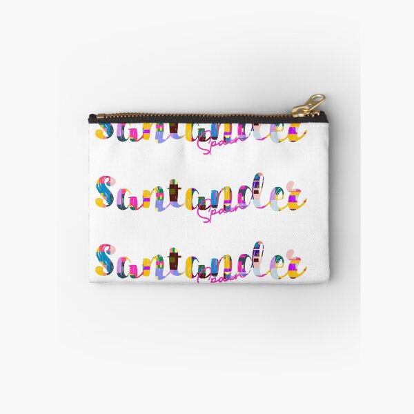 Item preview, Santander, Spain, Vibrant Abstract City Typography Art designed and sold by Wanderful-roads.