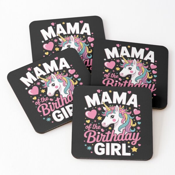 Item preview, Unicorn Mama of the Birthday Girl Family Matching Party  designed and sold by NeomiStoreSS.