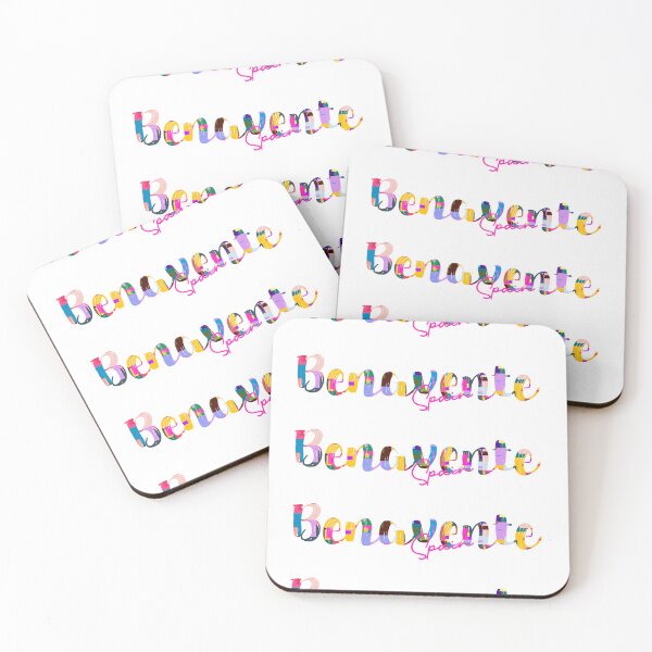 Item preview, Benavente, Spain, Vibrant Abstract City Typography Art designed and sold by Wanderful-roads.