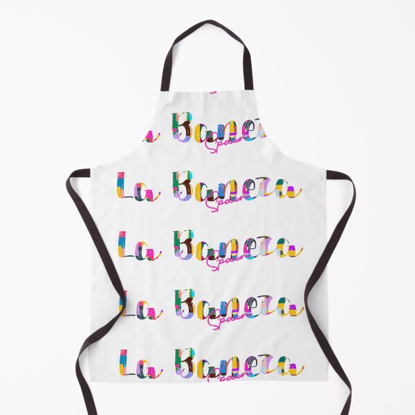 Item preview, La Bañeza, Spain, Vibrant Abstract City Typography Art designed and sold by Wanderful-roads.