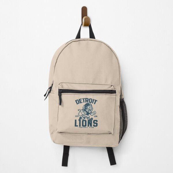 Item preview, Retro Detroit Lions Cheerleading Lion Mascot M5189 designed and sold by PeterBJensen.