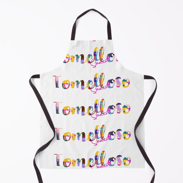 Item preview, Tomelloso, Spain, Vibrant Abstract City Typography Art designed and sold by Wanderful-roads.