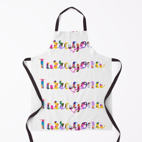 Item preview, Tarragona, Spain, Vibrant Abstract City Typography Art designed and sold by Wanderful-roads.