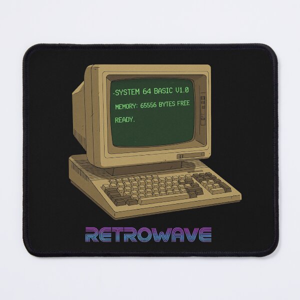 Item preview, Retro Computer System 64 – Retrowave Vintage Design designed and sold by CanvasFox.