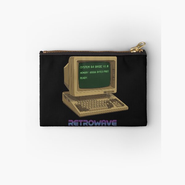 Item preview, Retro Computer System 64 – Retrowave Vintage Design designed and sold by CanvasFox.