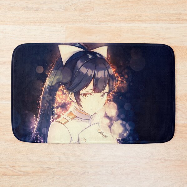 Item preview, Takao From Azur Lane Anime Girl With Sword In White And Golden Aura designed and sold by thedarvills.