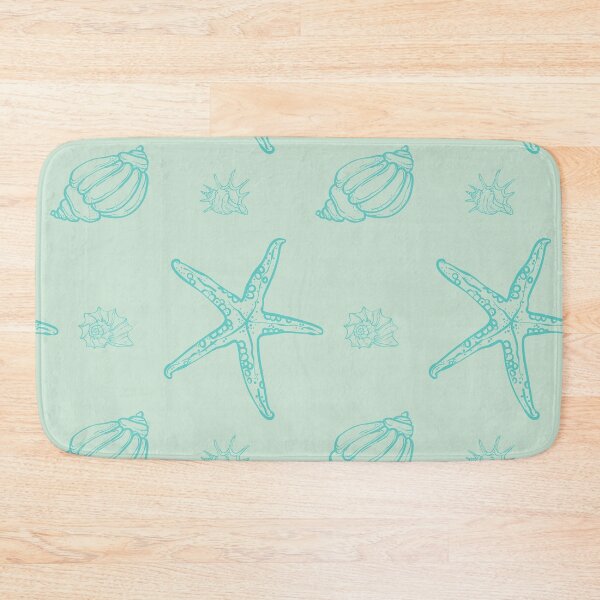 Item preview, line art illustration  seashells and starfish designed and sold by babanovaesha.