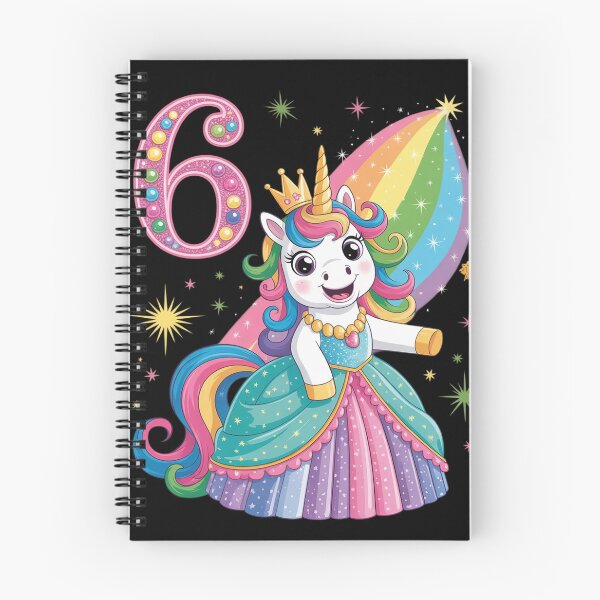 Item preview, Unicorn Princess 6th Birthday 6 Year Old Party Girls Outfit designed and sold by HuValverdeArt.