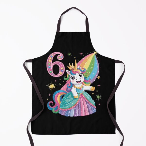 Item preview, Unicorn Princess 6th Birthday 6 Year Old Party Girls Outfit designed and sold by HuValverdeArt.
