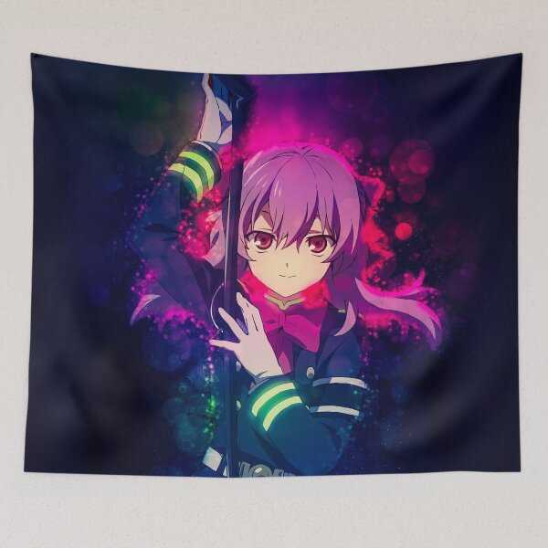 Item preview, Hiiragi Shinoa Confident Warrior Glow From Seraph Of The End Anime designed and sold by thedarvills.