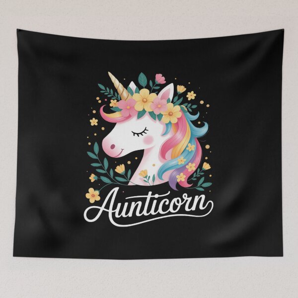 Item preview, Unicorn rainbow - Aunticorn Aunt designed and sold by HuValverdeArt.