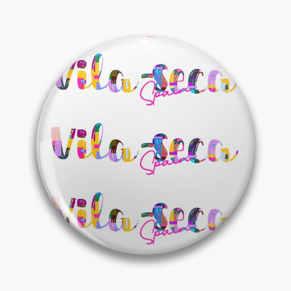 Item preview, Vila-seca, Spain, Vibrant Abstract City Typography Art designed and sold by Wanderful-roads.