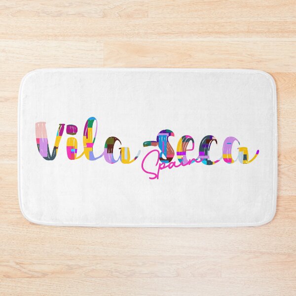 Item preview, Vila-seca, Spain, Vibrant Abstract City Typography Art designed and sold by Wanderful-roads.