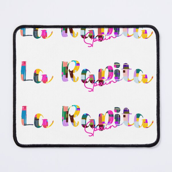 Item preview, La Ràpita, Spain, Vibrant Abstract City Typography Art designed and sold by Wanderful-roads.