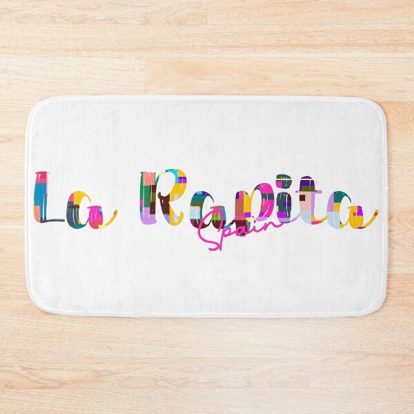 Item preview, La Ràpita, Spain, Vibrant Abstract City Typography Art designed and sold by Wanderful-roads.