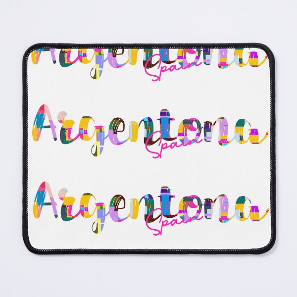 Item preview, Argentona, Spain, Vibrant Abstract City Typography Art designed and sold by Wanderful-roads.