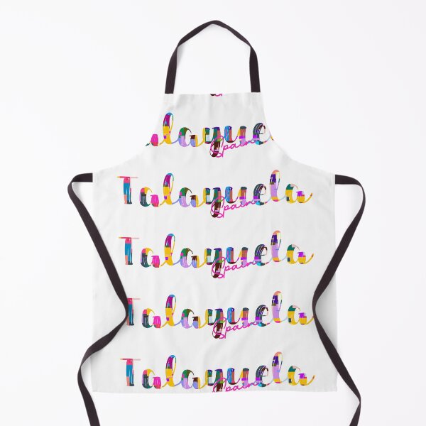 Item preview, Talayuela, Spain, Vibrant Abstract City Typography Art designed and sold by Wanderful-roads.