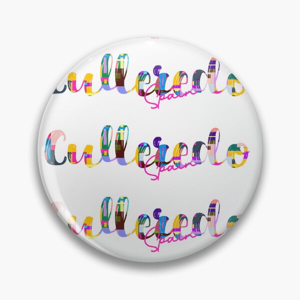 Item preview, Culleredo, Spain, Vibrant Abstract City Typography Art designed and sold by Wanderful-roads.