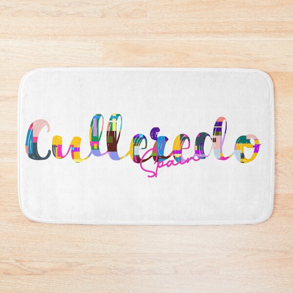 Item preview, Culleredo, Spain, Vibrant Abstract City Typography Art designed and sold by Wanderful-roads.