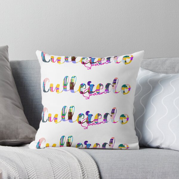 Item preview, Culleredo, Spain, Vibrant Abstract City Typography Art designed and sold by Wanderful-roads.