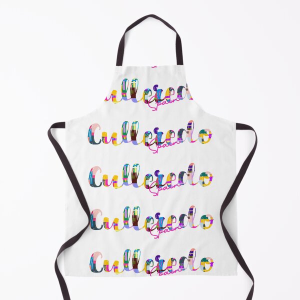 Item preview, Culleredo, Spain, Vibrant Abstract City Typography Art designed and sold by Wanderful-roads.