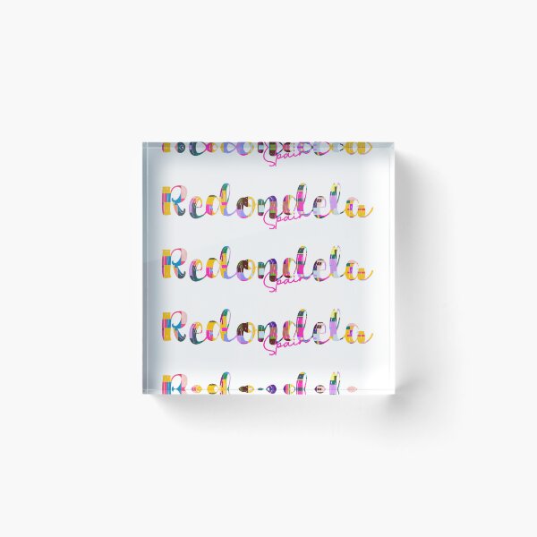 Item preview, Redondela, Spain, Vibrant Abstract City Typography Art designed and sold by Wanderful-roads.