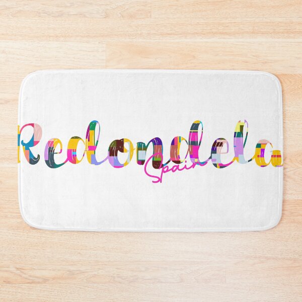 Item preview, Redondela, Spain, Vibrant Abstract City Typography Art designed and sold by Wanderful-roads.