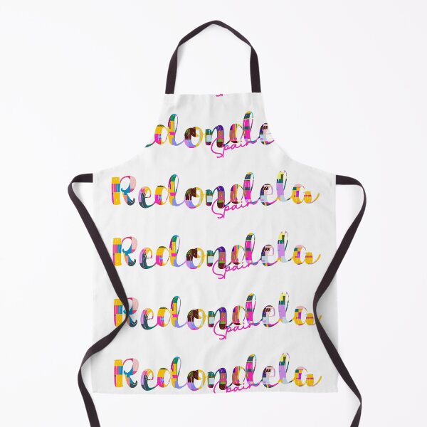 Item preview, Redondela, Spain, Vibrant Abstract City Typography Art designed and sold by Wanderful-roads.